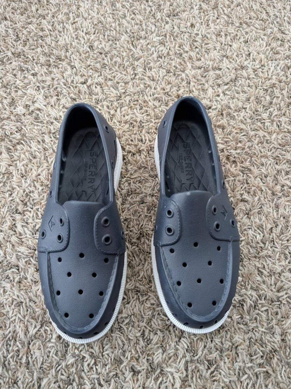 Sperry's Women's Rubber Boat Shoes - Size 9 - Navy